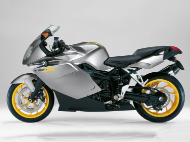 2005-2010 BMW K1200S Motorcycle Fairing Kits - Silver Yellow Black