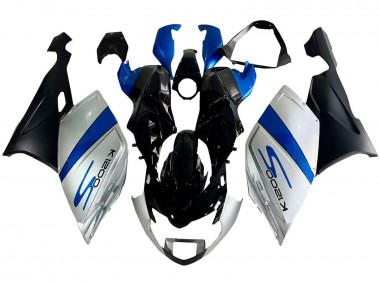 2005-2010 BMW K1200S Bike Fairings - Silver Blue Black
