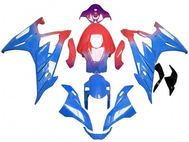 2023-2024 BMW S1000RR Motorcycle Fairings - Gradient Blue Red