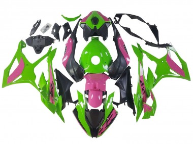 2023-2024 BMW S1000RR Motorcycle Fairings - Pink Green Black