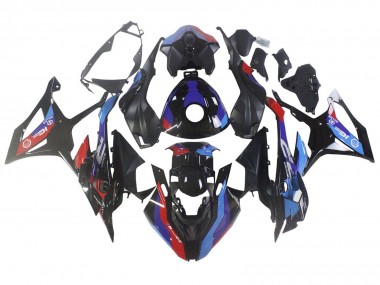 2023-2024 BMW S1000RR Motorcycle Fairing - Black Blue Red