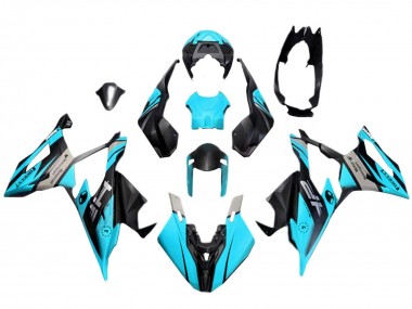 2019-2022 BMW S1000RR Motorcycle Fairings - Blue Black