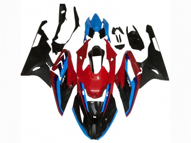 2017-2018 BMW S1000RR Motorcycle Fairings - Blue Red Black
