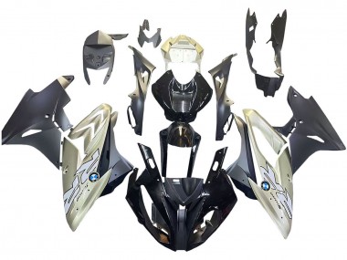 2017-2018 BMW S1000RR Motorcycle Fairings - Silver Black
