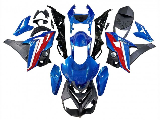 2014-2016 BMW S1000R Motorcycle Fairings - Blue Red