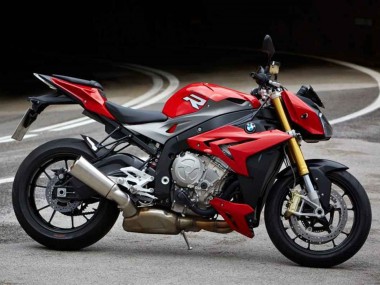 2014-2016 BMW S1000R Motorcycle Fairings - Black Red
