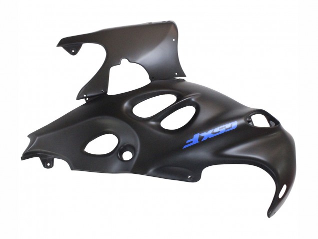2004-2006 Suzuki GSX600F/GSX750F Motorcycle Fairings - Matte Black with Blue Logo