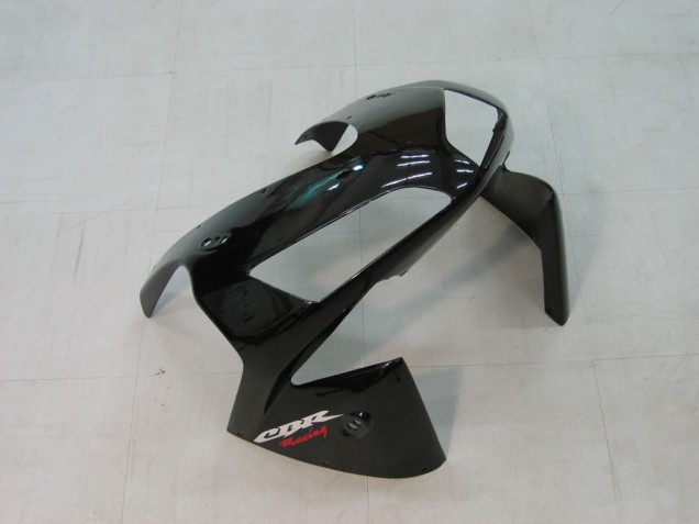 2003-2004 Honda CBR600RR Motorcycle Fairings - Glossy Black Red Decals