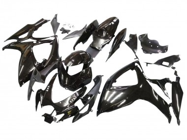 2006-2007 Suzuki GSXR 600 / GSXR 750 Motorcycle Fairings - Glossy Black