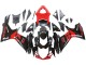 2011-2024 Suzuki GSXR 600 / GSXR 750 Motorcycle Fairing Kits - Red Glossy Black