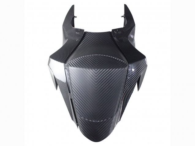 2011-2024 Suzuki GSXR 600 / GSXR 750 Motorcycle Fairings - Black Carbon Fiber Red