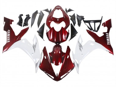 2004-2006 Yamaha YZF 1000 R1 Motorcycle Fairings - Red White