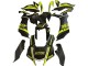 2020-2025 Yamaha YZF 1000 R1 Motorcycle Fairings - Glossy Black Fluorescent Yellow