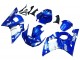 1998-2002 Yamaha YZF 600 R6 Motorcycle Fairings - Blue White