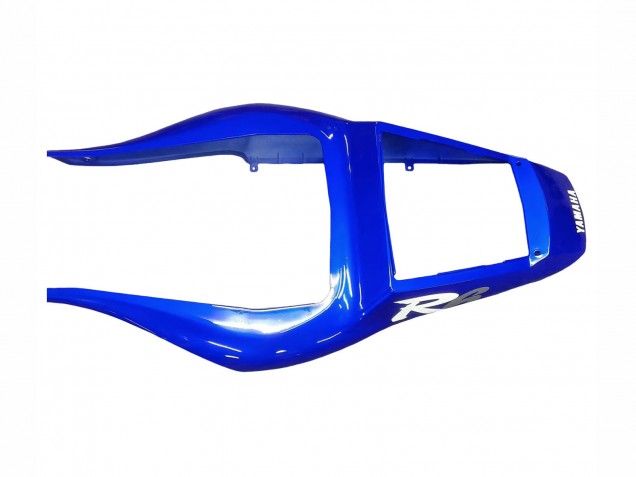 1998-2002 Yamaha YZF 600 R6 Motorcycle Fairings - Blue White