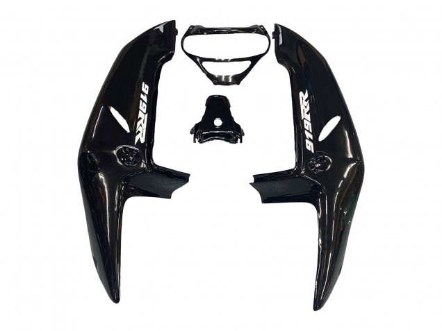 1998-1999 Honda CBR900RR 919 Motorcycle Fairings - Glossy Black White Decals