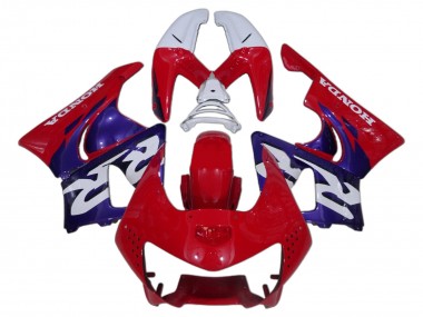 1998-1999 Honda CBR900RR 919 Motorcycle Fairing - White Red Blue