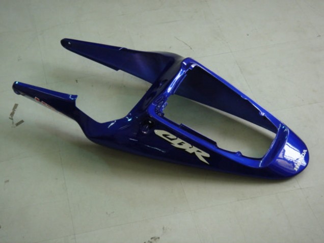 2002-2003 Honda CBR900RR 954 Motorcycle Fairings - Blue Yellow Glossy Black Telefonica MoviStar Castrol