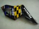 2002-2003 Honda CBR900RR 954 Motorcycle Fairings - Blue Yellow Glossy Black Telefonica MoviStar Castrol