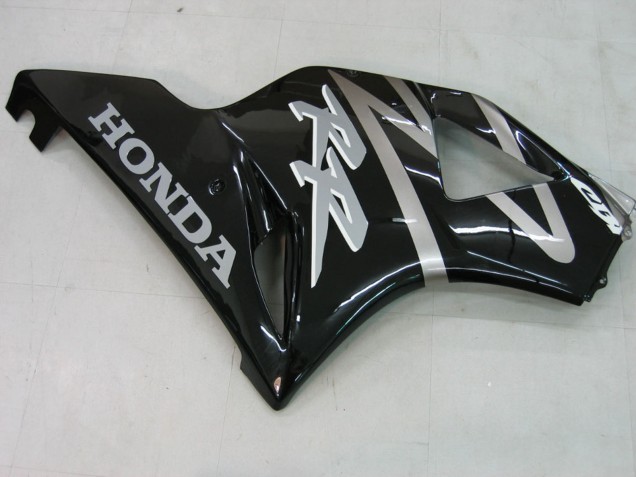 2002-2003 Honda CBR900RR 954 Motorcycle Fairings - Silver Glossy Black