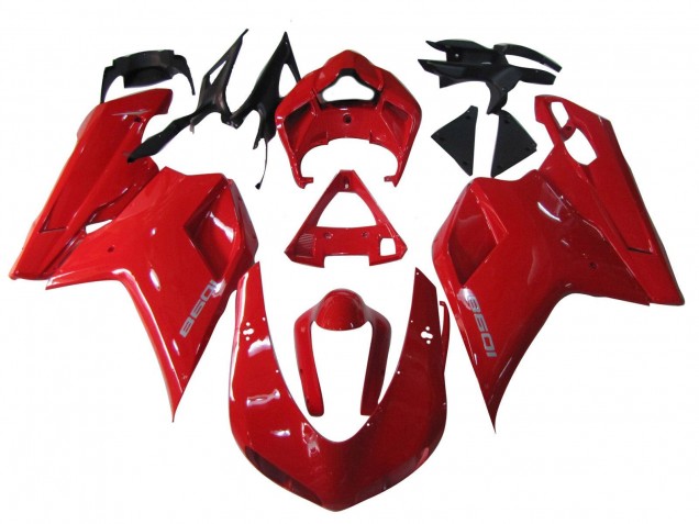 2007-2014 Ducati 1098 Motorcycle Fairing - Red