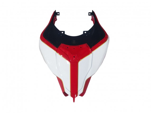 2007-2014 Ducati 1098 Motorcycle Fairings - White Red Glossy Black