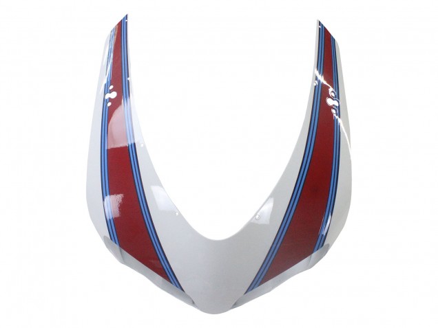 2007-2014 Ducati 1098 Motorcycle Fairings - White Red Blue Glossy Black Martini