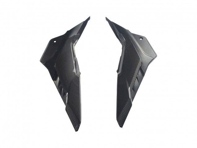 2016-2018 Honda CBR500R Motorcycle Fairings - Black Carbon Fiber Red