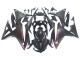 2016-2018 Honda CBR500R Motorcycle Fairings - Black Carbon Fiber Red