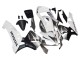 2003-2004 Honda CBR600RR Motorcycle Fairings - White Matte Black Racing