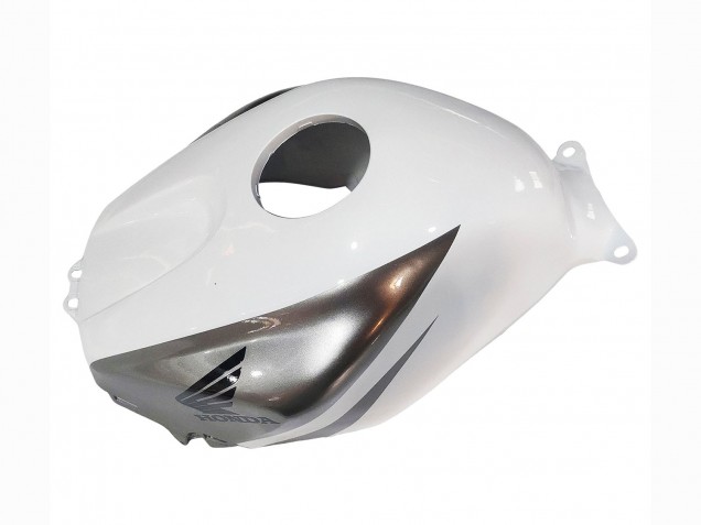 2003-2004 Honda CBR600RR Motorcycle Fairings - White Matte Black Racing