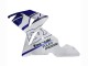 2004-2005 Kawasaki ZX10R Motorcycle Fairing - Black White