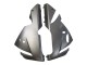 2004-2005 Kawasaki ZX10R Motorcycle Fairings - Green Black Ninja
