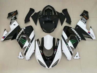 2004-2005 Kawasaki ZX10R Motorcycle Fairings - Green Red Black
