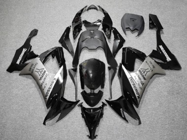 2006-2007 Kawasaki ZX10R Motorcycle Fairings - Matte Black Grey Motul