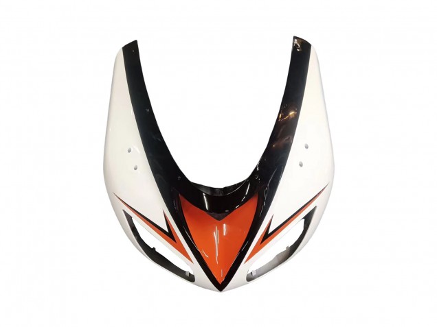 2006-2007 Kawasaki ZX10R Motorcycle Fairings - White Orange Black