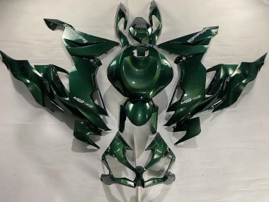2019-2022 Kawasaki ZX6R Motorcycle Fairings - Dark Green