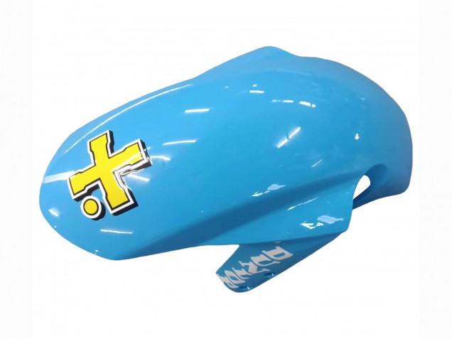 2003-2004 Suzuki GSXR 1000 Motorcycle Fairings - Light Blue Yellow Black Rizla Motul