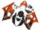 2003-2004 Suzuki GSXR 1000 Motorcycle Fairing - Burnt Orange Glossy Black