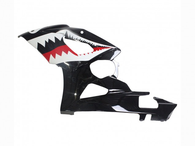 2005-2006 Suzuki GSXR 1000 Motorcycle Fairings - Glossy Black Red White Shark