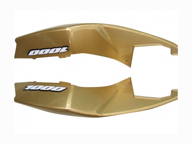 2005-2006 Suzuki GSXR 1000 Motorcycle Fairings - Black Gold