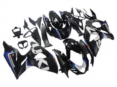 2009-2016 Suzuki GSXR 1000 Motorcycle Fairings - Matte Black White Blue