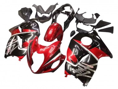 1996-2007 Suzuki GSXR 1300 Hayabusa Motorcycle Fairings - Red Glossy Black Hayabusa
