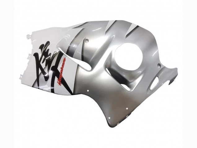 1996-2007 Suzuki GSXR 1300 Hayabusa Motorcycle Fairings - White Silver Hayabusa