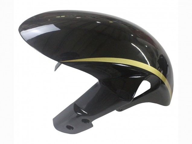 2006-2007 Suzuki GSXR 600 / GSXR 750 Motorcycle Fairings - Glossy Black Gold Stripe