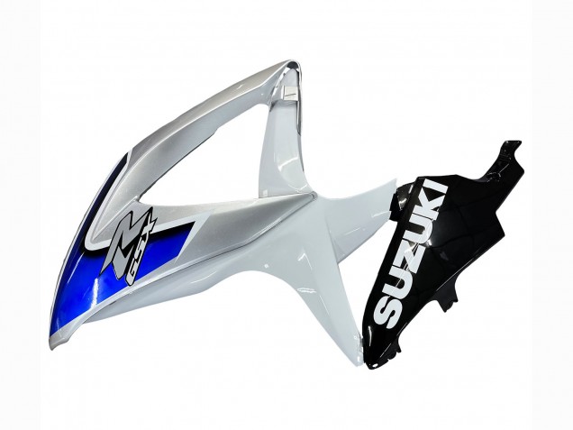 2008-2010 Suzuki GSXR 600 / GSXR 750 Motorcycle Fairings - White Silver Blue Black