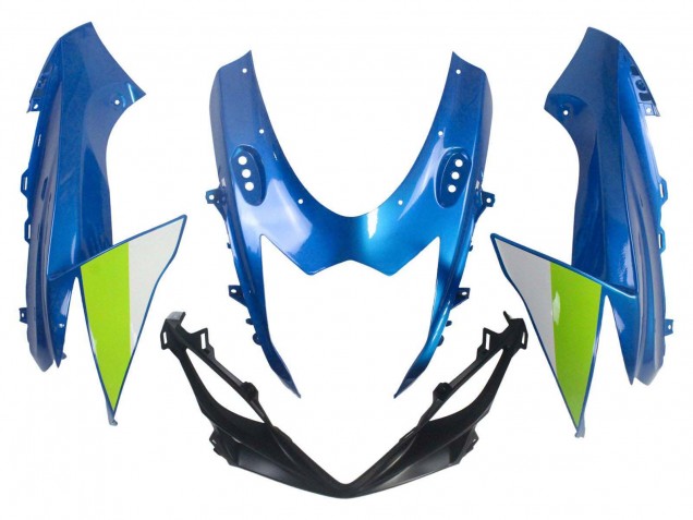 2011-2024 Suzuki GSXR 600 / GSXR 750 Motorcycle Fairings - Blue Red