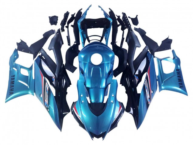 2022-2024 Yamaha YZF R3/R25 Motorcycle Fairing - Blue White Red Black
