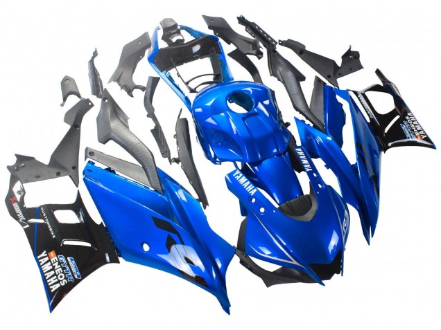 2022-2024 Yamaha YZF R3/R25 Motorcycle Fairings - Blue Black ENEOS