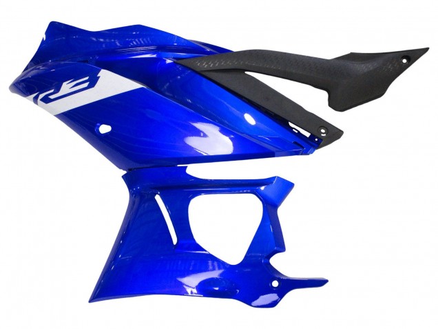 2022-2024 Yamaha YZF R3/R25 Motorcycle Fairings - Blue White Matte Black